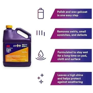 3M PerfectIt Gelcoat Esmalte de corte ligero cera_3