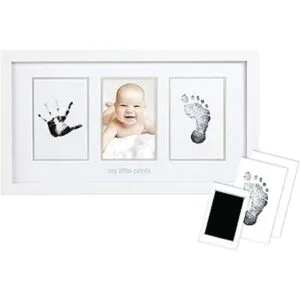 Marco de fotos Pearhead Babyprints color blanco para foto_2