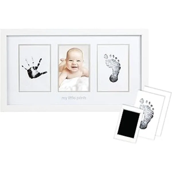 Marco de fotos Pearhead Babyprints color blanco para foto_2