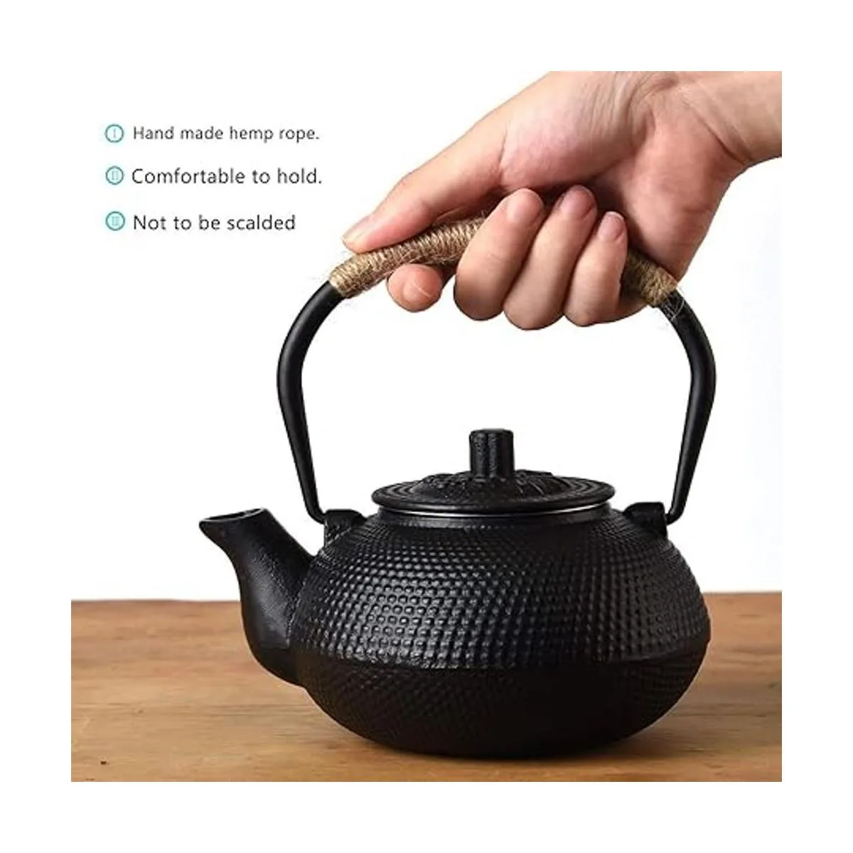 TOWA Workshop Tetsubin Tetera de hierro fundido con_6