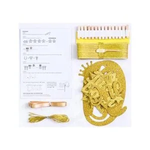 Guirnalda decorativa con purpurina para el primer_5