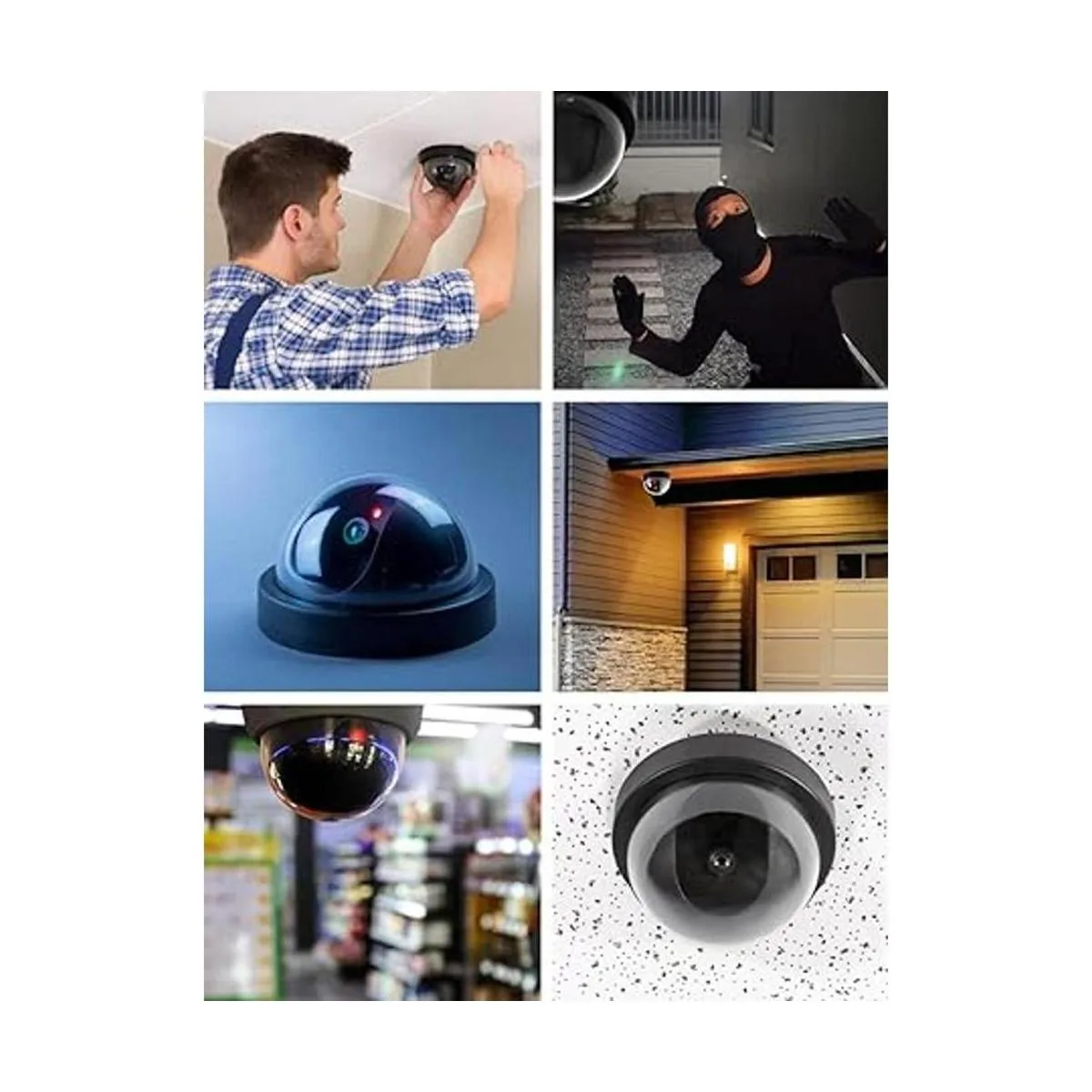 Cámara de seguridad falsa Cámara de seguridad simulada_6