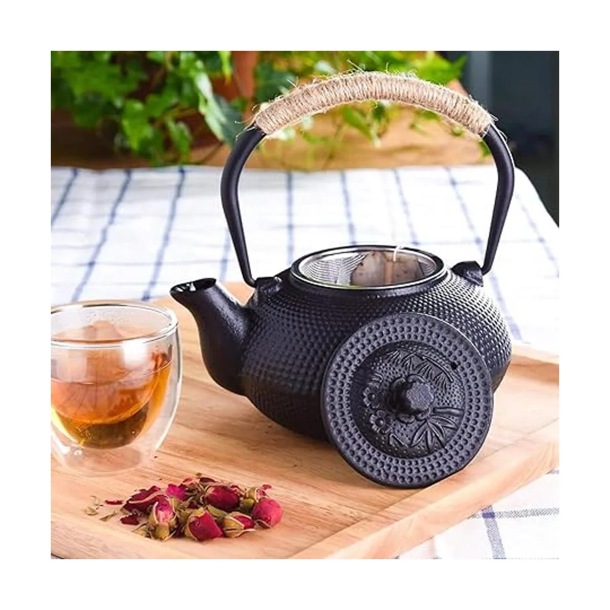 TOWA Workshop Tetsubin Tetera de hierro fundido con_7