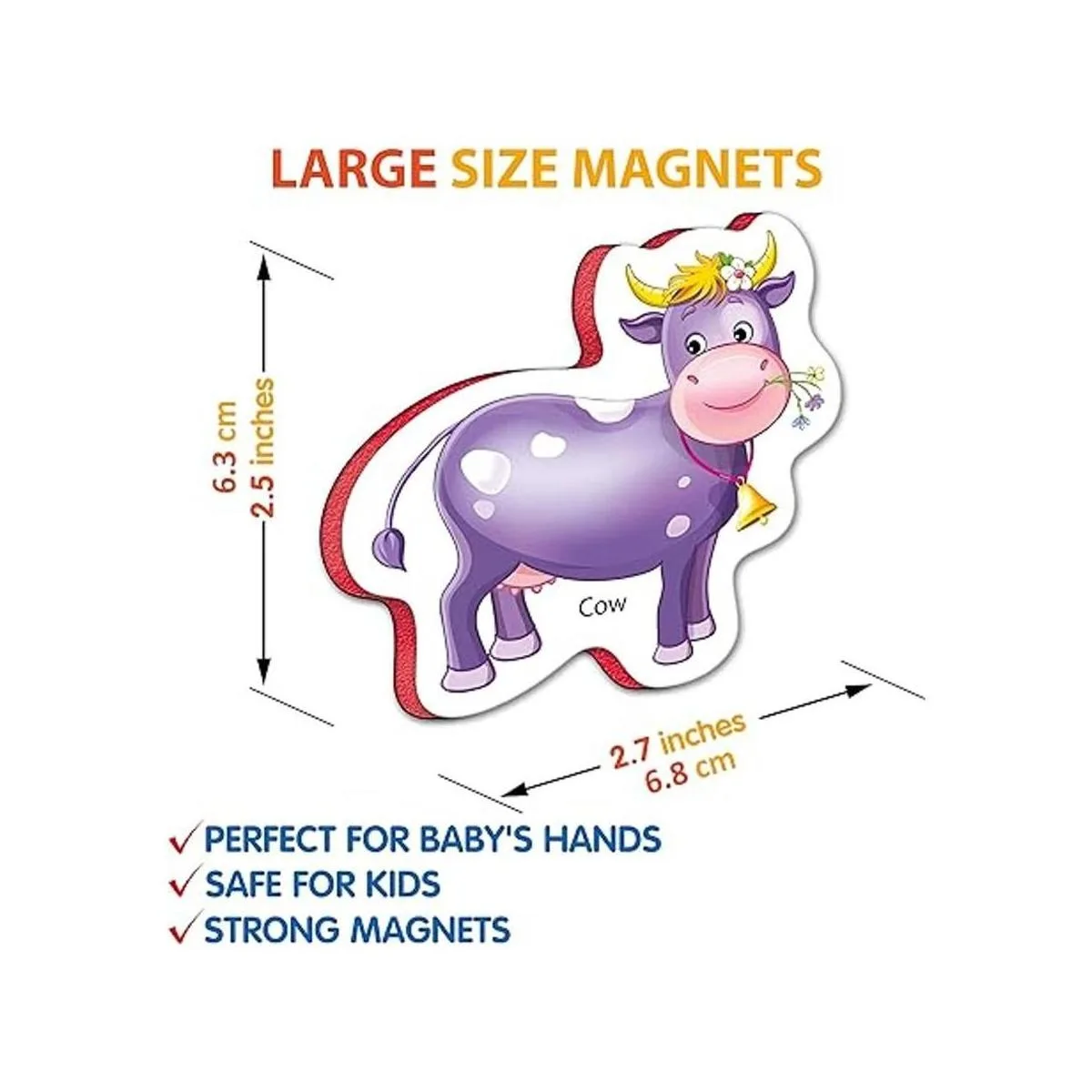 Imanes para nevera de Roter Kafer para niños animales de_5