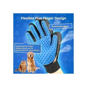Guante removedor de pelo para mascotas Suave cepillo de_5