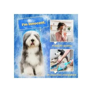 Guante removedor de pelo para mascotas Suave cepillo de_6