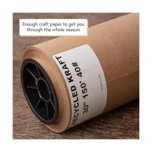 Rollo de papel kraft de 30 x 1800 pulgadas 150 pies_5