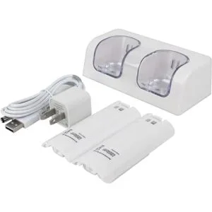 Kulannder Cargador De Batería Remoto para Wii Cargador De_2