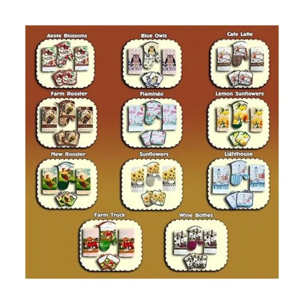 American Mills Juego de paños de cocina 5 piezas_7