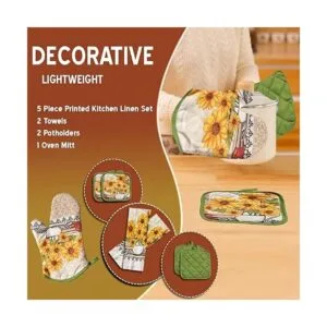 American Mills Juego de paños de cocina 5 piezas_2