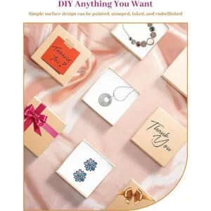 MESHA Cajas para joyería de 3.5 x 3.5 x 1 pulgadas de_3