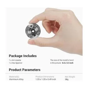 SMALLRIG Soporte de roseta estándar con rosca M6 diámetro_4