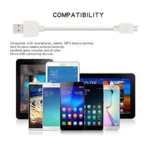 SMALLElectric Cable micro USB paquete de 5 6 pies_3