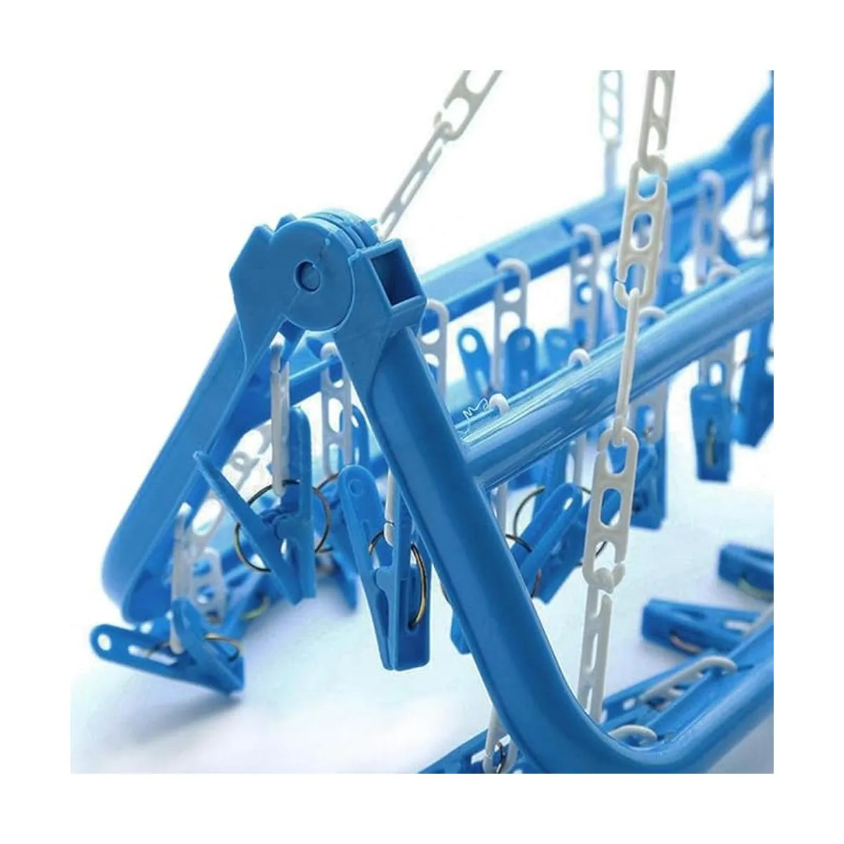 Groupcow Tendedero con clip y percha para ropa 32 clips_5