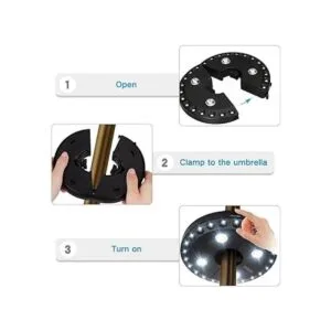 Parasol de sombrilla para patio luces 3 en modo brillo e_4