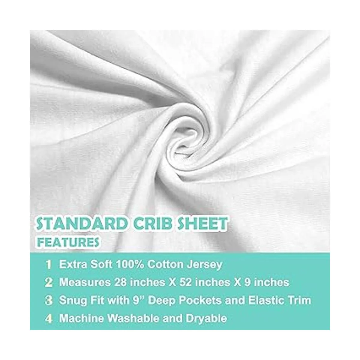 American Baby Company Paquete de cuna para bebé cubre_3