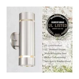 Cerdeco AureoleSeries Lámpara moderna de acero inoxidable_2