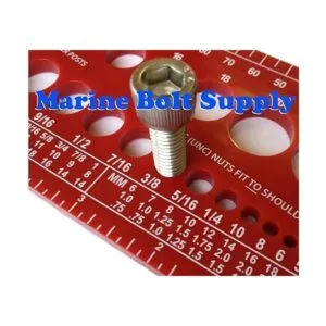 Marine Bolt Supply Nut Medidor de tuercas pernos y_3