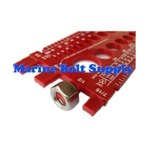 Marine Bolt Supply Nut Medidor de tuercas pernos y_5