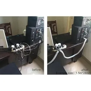 Chengsi Organizador de funda de cable de 118 pulgadas_6