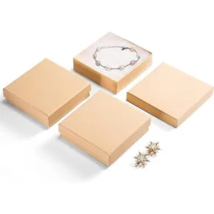 MESHA Cajas para joyería de 3.5 x 3.5 x 1 pulgadas de_1