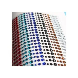Calcomanías de diamantes de imitación de 15 colores 3_2