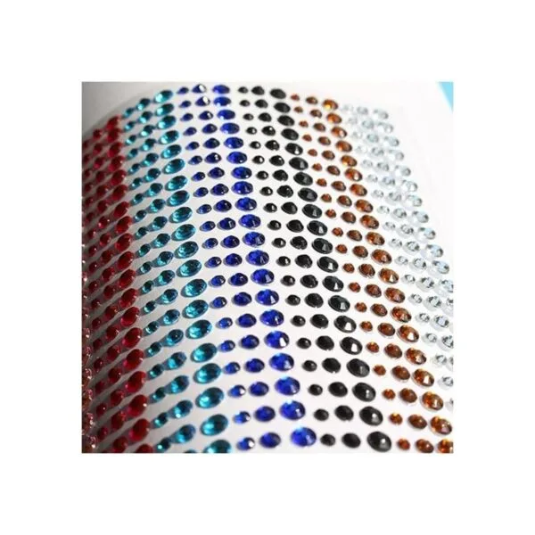Calcomanías de diamantes de imitación de 15 colores 3_2