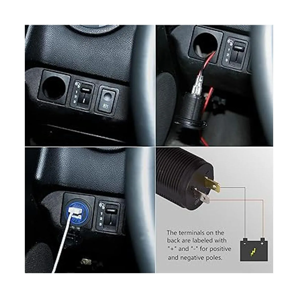 Ginsco cargador USB dual enchufe toma de corriente 2.1A y_3