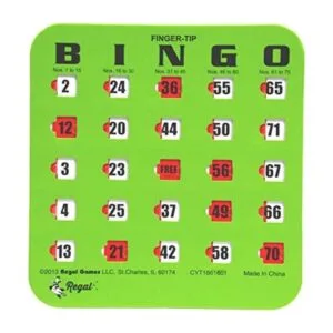 Cartas de bingo Regal Games_1