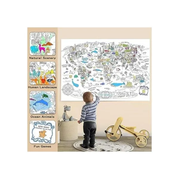 Jar Melo Póster gigante para colorear para niños póster_2