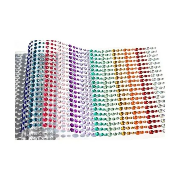 Calcomanías de diamantes de imitación de 15 colores 3_4