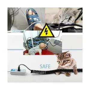 Chengsi Organizador de funda de cable de 118 pulgadas_3