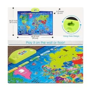 BEST LEARNING iPoster My World Interactive Map Juguete_6