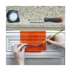 Rok hardware Plantilla de montaje de mango y perilla para_3