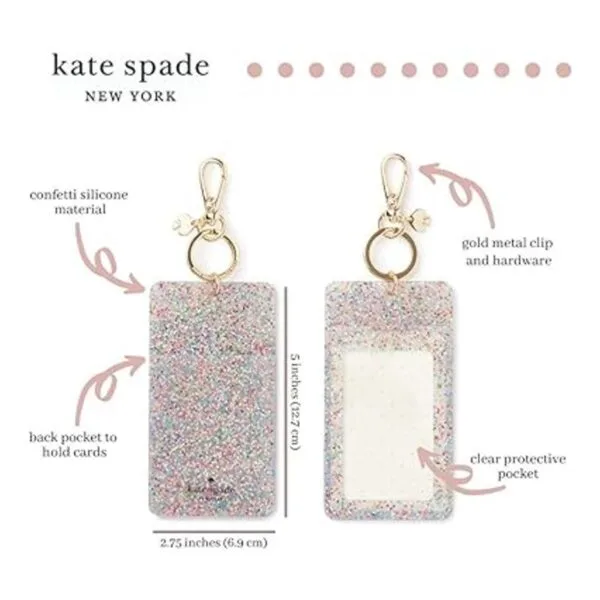 Kate Spade New York Llavero con clip para identificación_2