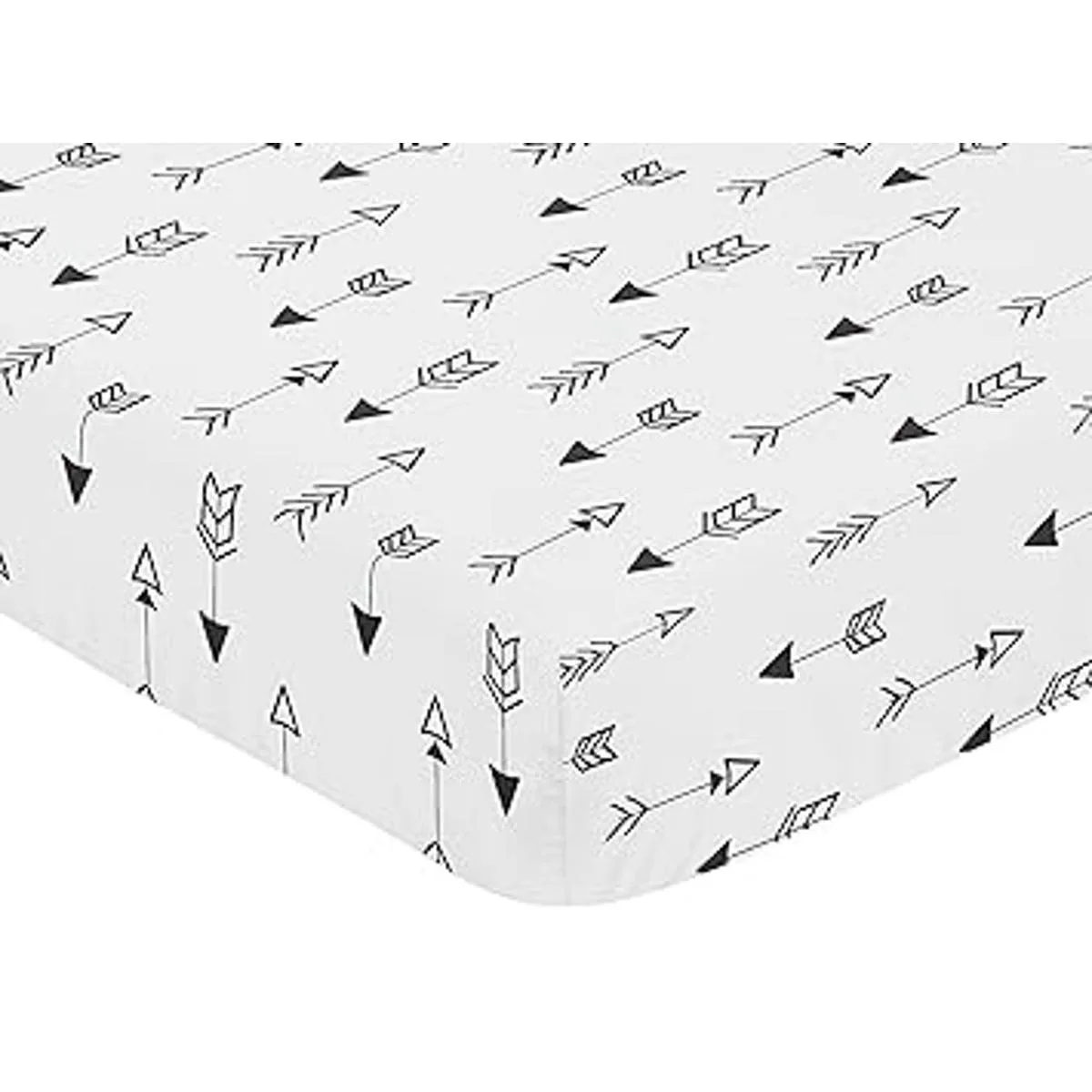 Juego de cama ajustable con estampado de flechas para bebé_3