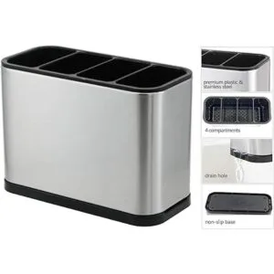 Soporte para utensilios de cocina estante de secado de_6