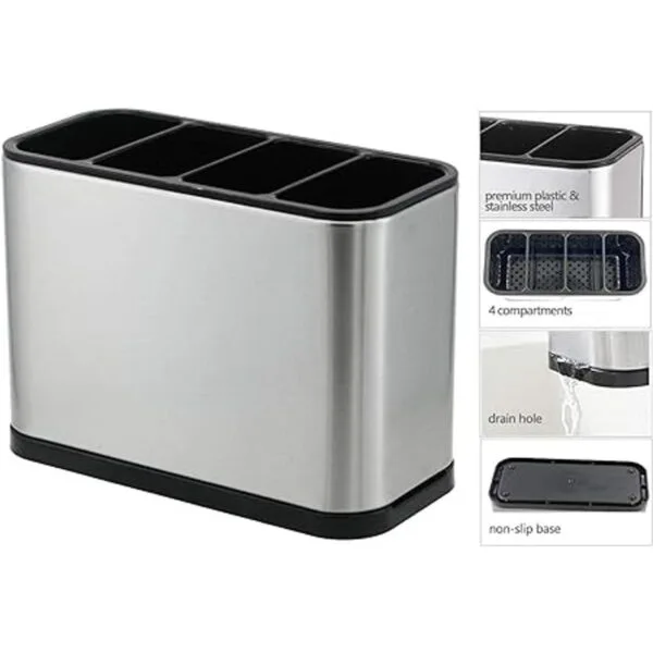 Soporte para utensilios de cocina estante de secado de_6