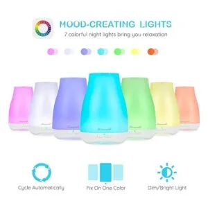 Homeweeks difusores difusor de aceite esencial colorido_5