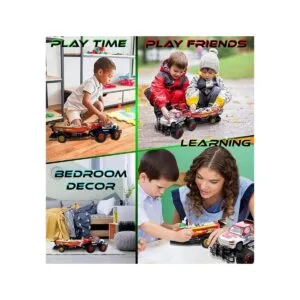 Mozlly Monster Truck Trailer Speed Boat Juego de juego_3