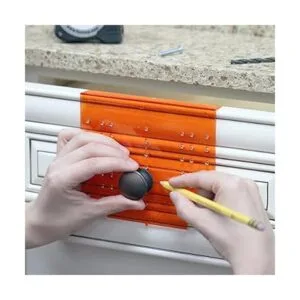 Rok hardware Plantilla de montaje de mango y perilla para_7