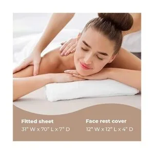 ForPro Funda impermeable para mesa de masaje juego de_5