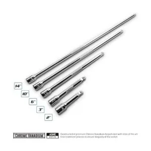 Capri Tools Juego de barras de extensión oscilantes de 14_5