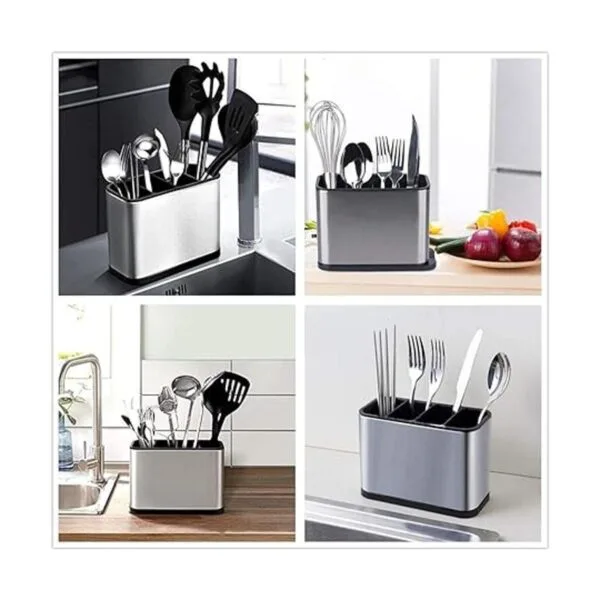 Soporte para utensilios de cocina estante de secado de_3