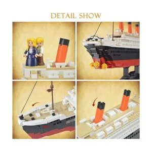 Kit para armar Titanic 1021 unidades_5