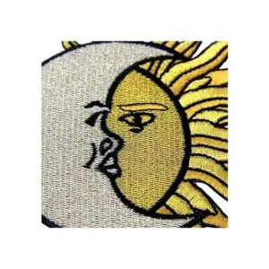 Media Luna Luna sobre la parche insignia Hierro Sobre_2