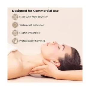 ForPro Funda impermeable para mesa de masaje juego de_4