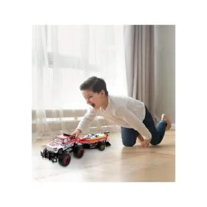 Mozlly Monster Truck Trailer Speed Boat Juego de juego_6