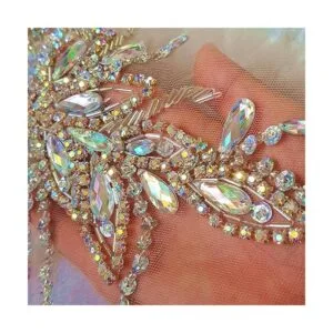 Exquisitos parches de cristal brillante hechos a mano de_5