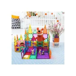 Children Hub Juego de 60 azulejos magnéticos bloques de_5